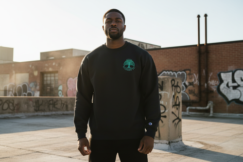 Black Crewneck Lifestyle